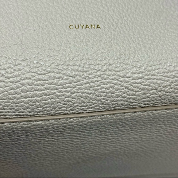 NWT CUYUNA Oversized Double Loop Bag | Ecru Leather - Picture 8 of 14